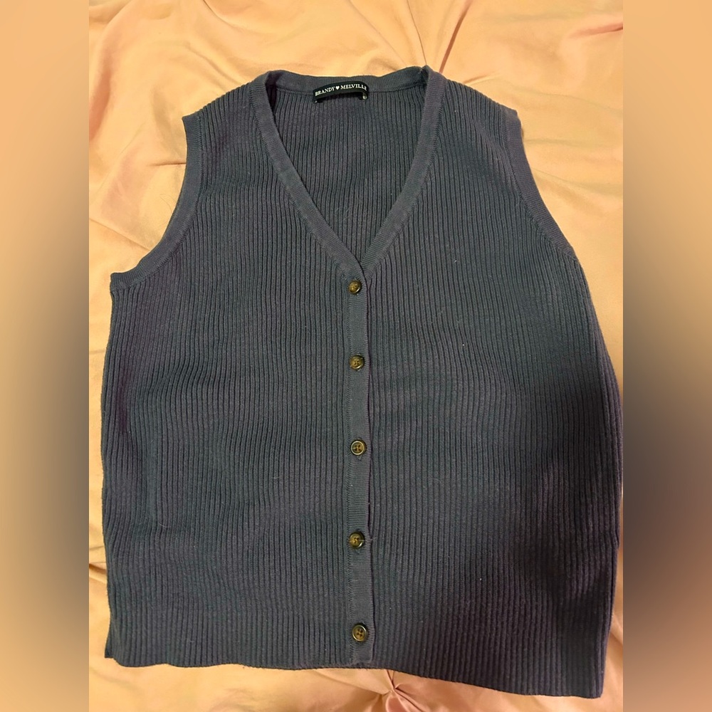 Brandy sweater vest.